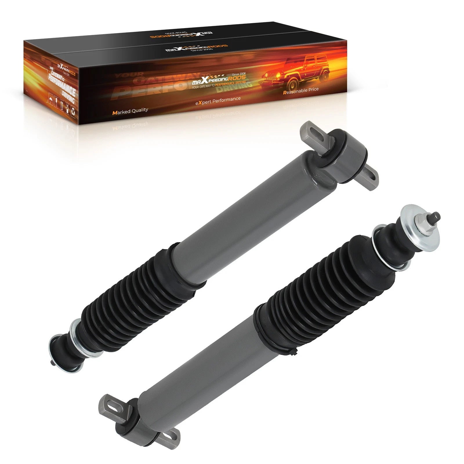 Pair Lowering Front Shocks 2"-5" Drop for Chevy GMC (1999–2006)