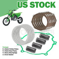 Clutch Kit Steel Friction Plates Springs Gasket for Kawasaki KX80 (1998–2000)