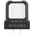 Adjustable 14W LED Work Light for 12V 72V Batteries