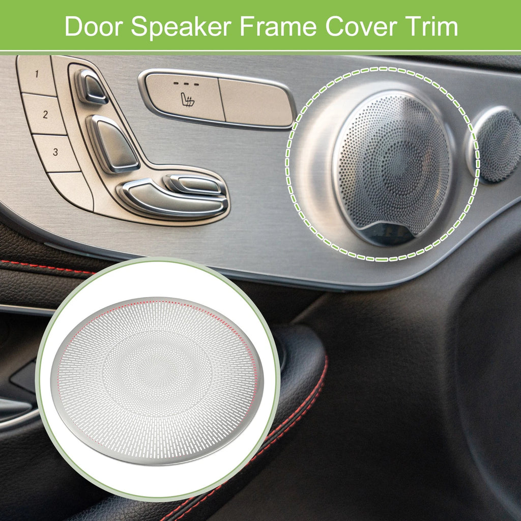 Set of 4 Speaker Frame Cover Trim for Mercedes Benz C300 C250 (2015–2019)