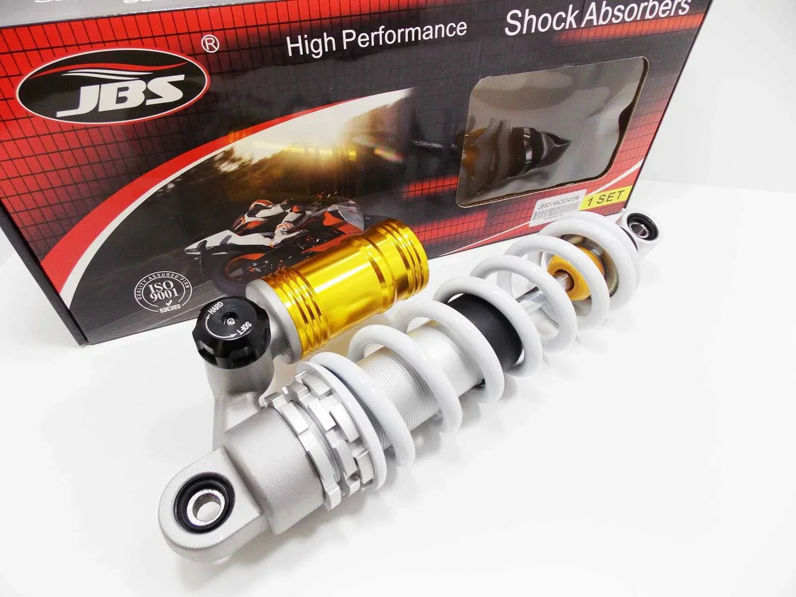 345mm JBS Rear Air Nitrogen Cell Mono Shock Absorber for Yamaha YFZ350 Banshee