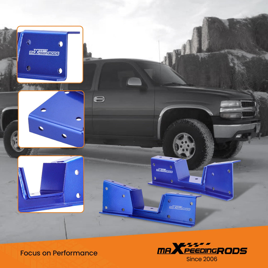 Rear Axle Lowering C-Notch Drop Flip Kit for Chevy Silverado (2001–2007)