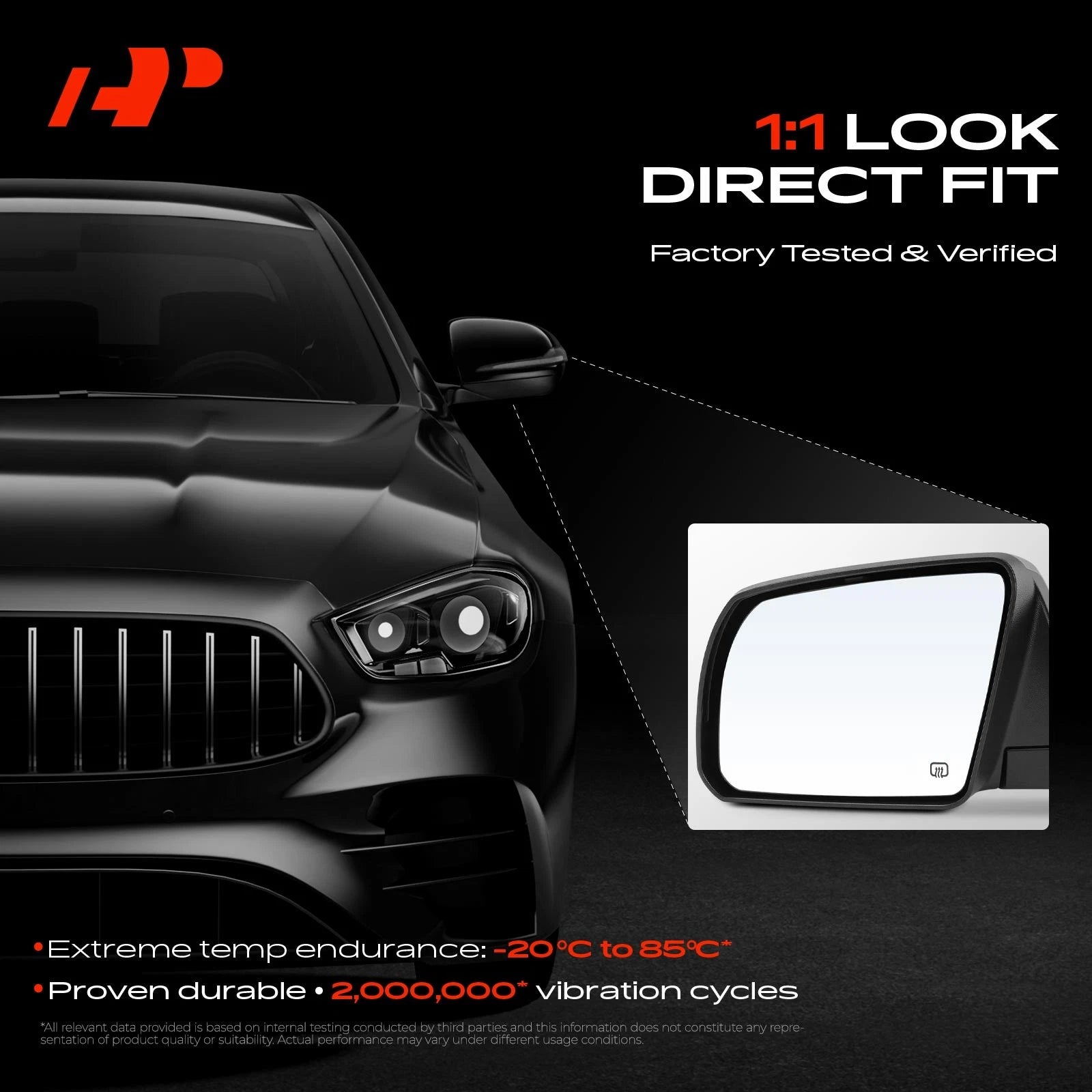 Driver Power Mirror with Manual Folding Heated for Toyota Tundra (2014–2017)