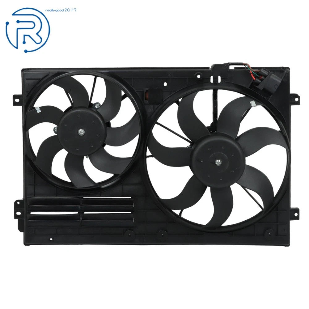 Front A/C Radiator Cooling Fan for Volkswagen Jetta Beetle Passat (2006–2010)