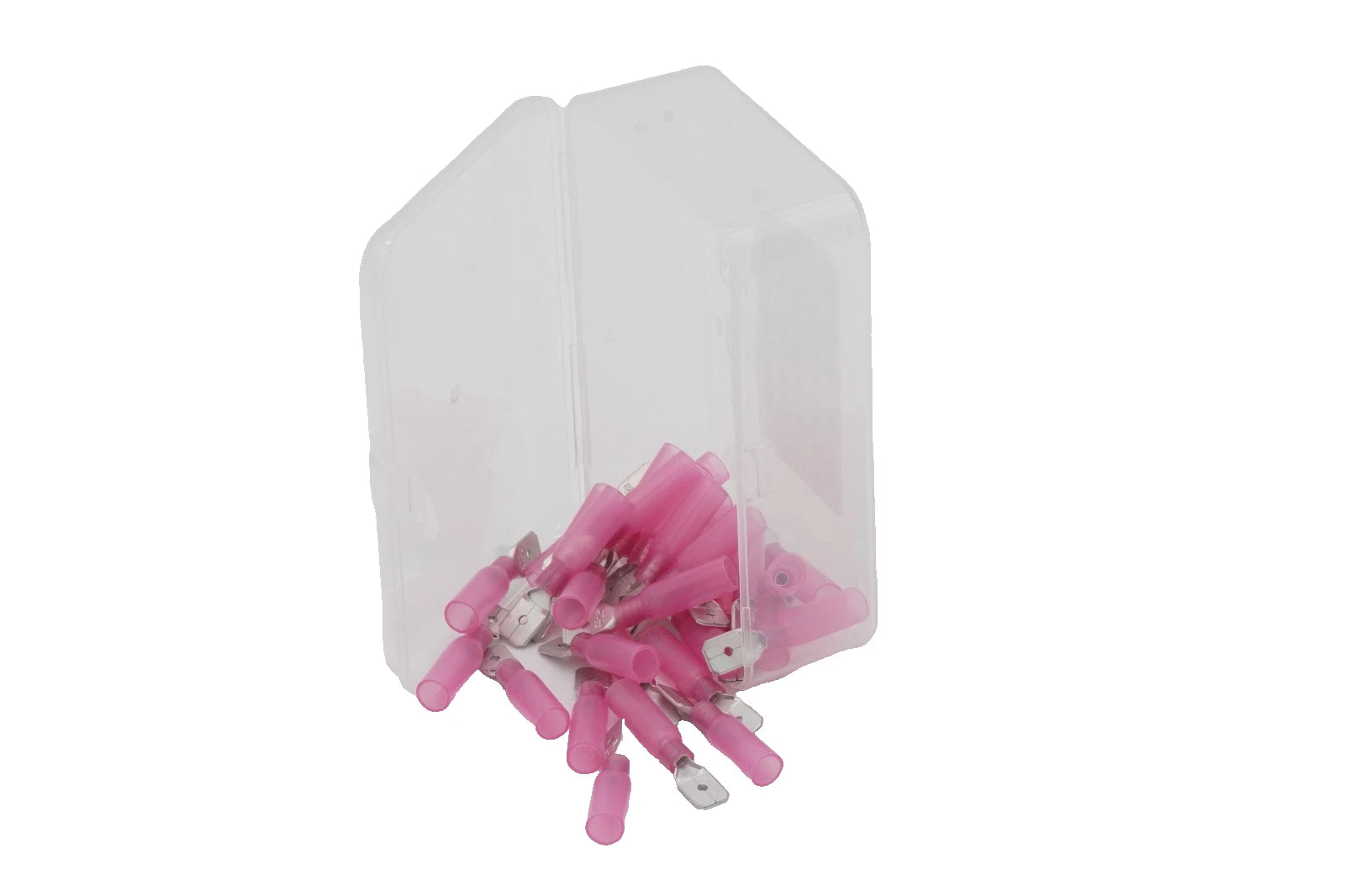 30-Pack Marine HDPE Heat Shrink 1/4" Tab Terminal 22-18 AWG