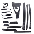 15 x Carbon Fiber Interior Vinyl Decals for BMW 3 Series E90 E92 E93 (2007-2013)
