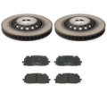 Front Brake Kit 375mm Disc Rotors & Pads for Audi Q7 Q8 (2019–2021)