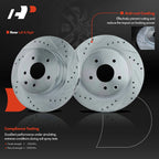 Drilled Brake Rotors for Nissan Maxima, 370Z, INFINITI QX50 (2016–2023)
