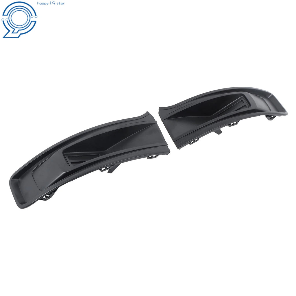 Set of 2 Front Fog Light Covers Matte Black for Ford Flex (2013-2019)