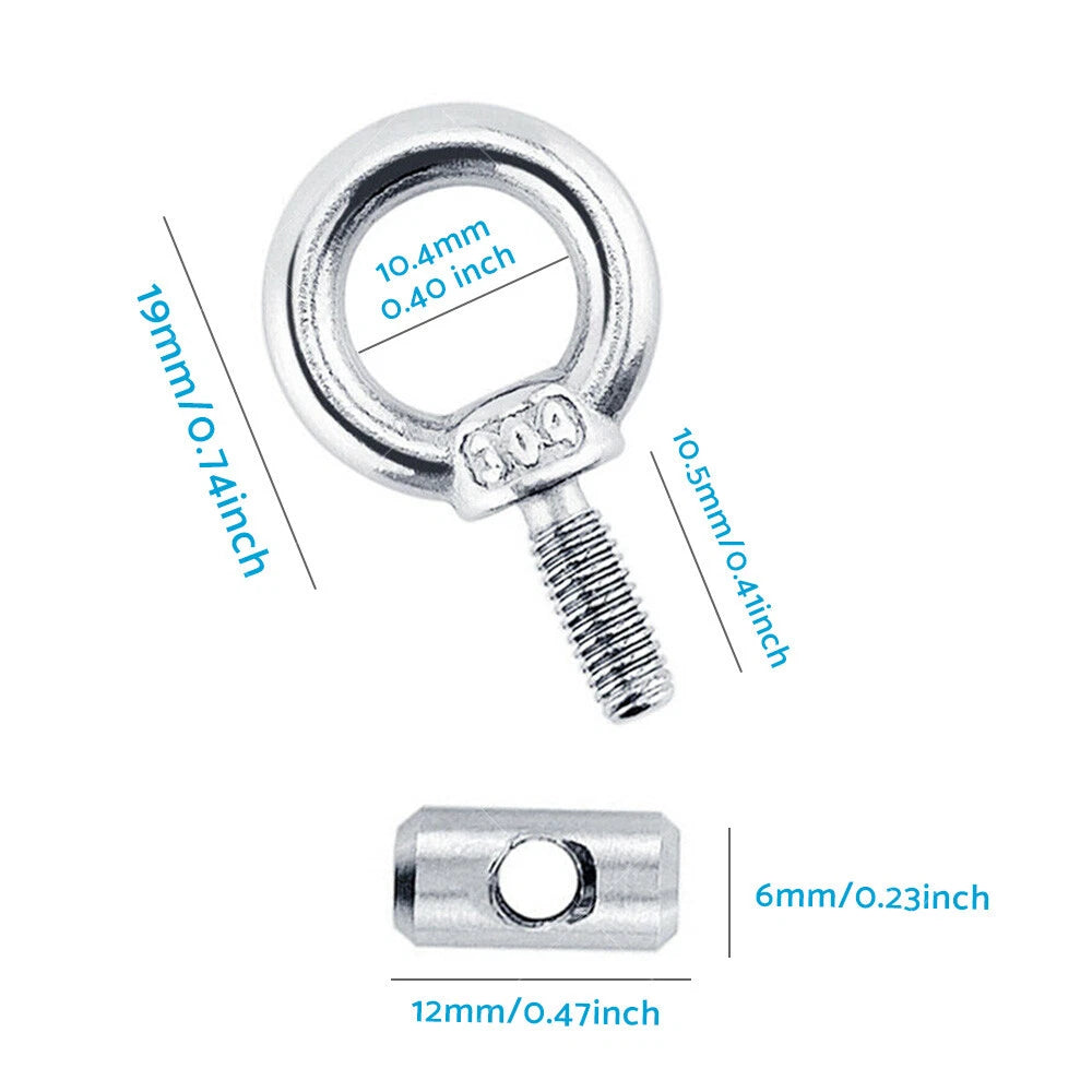 Awning Rail Stoppers Set of 8 for Caravan Motorhome Campervan Boat