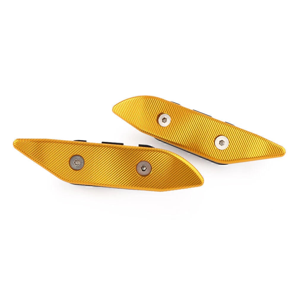 Gold CNC Rearview Mirror Hole Cap Cover for Yamaha TMAX530 (2012–2018)