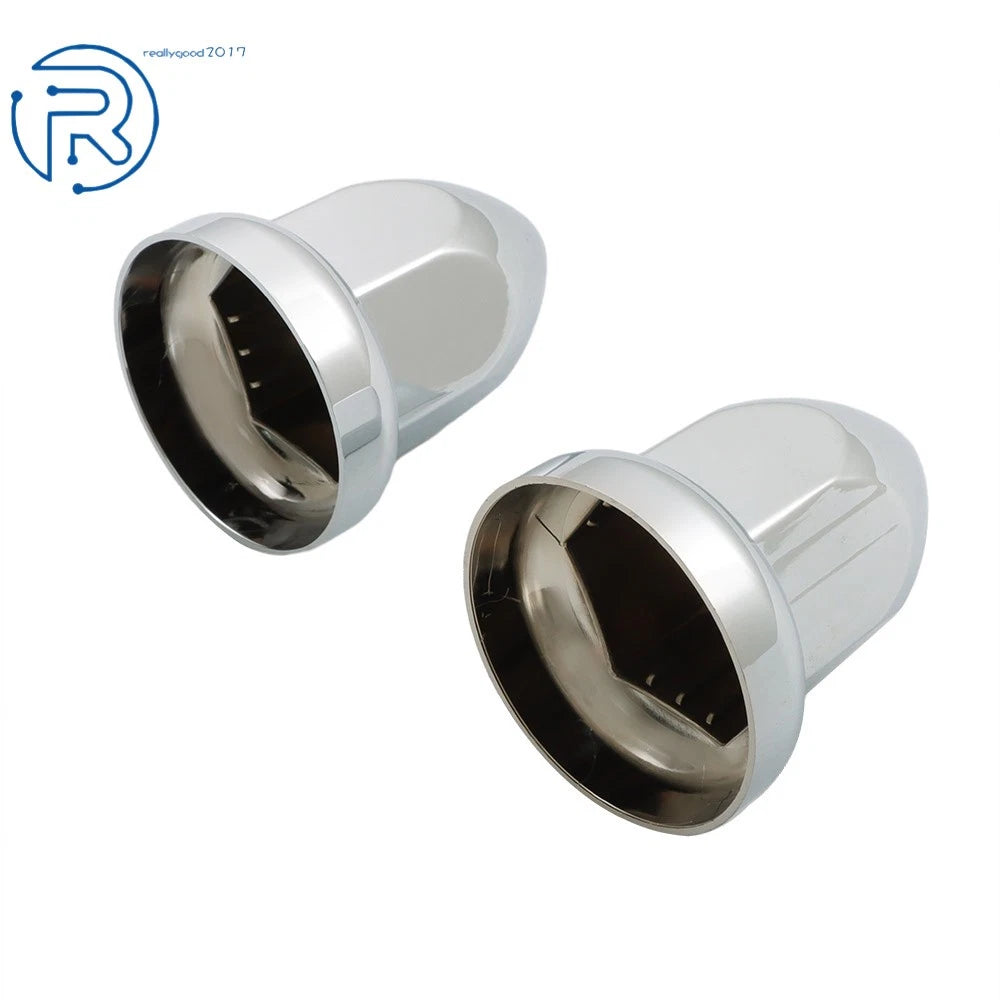 Set of 40 Chrome 33mm Lug Nut Covers for Semi Trucks