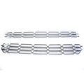 2pc Chrome ABS Grille Overlay for 2019 Chevy Silverado 1500 LD (Old Body)