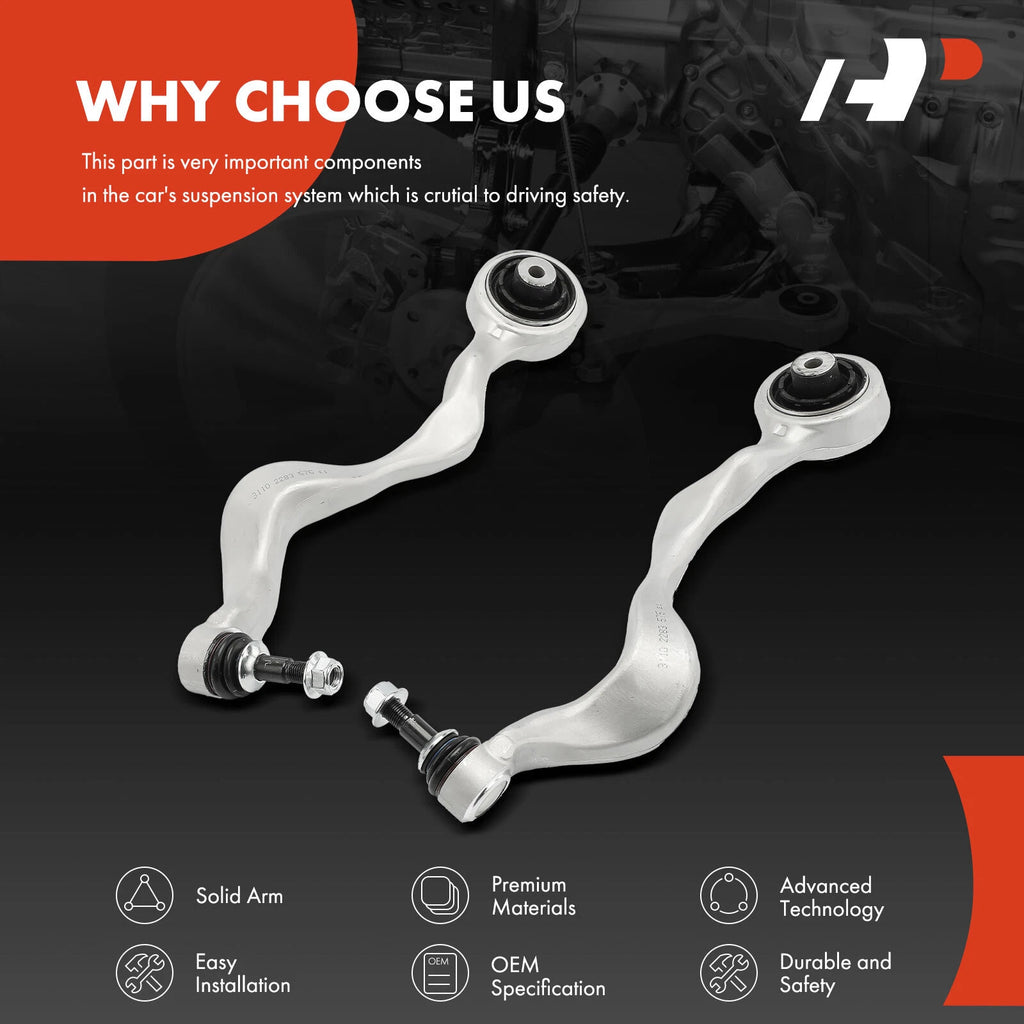 2X Front Lower Control Arm with Ball Joint for BMW M3 (2008-2013)