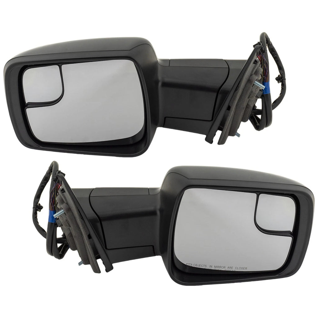 Mirror Set for Ram 1500 (2019–2022) Heated Power Fold Turn Signal