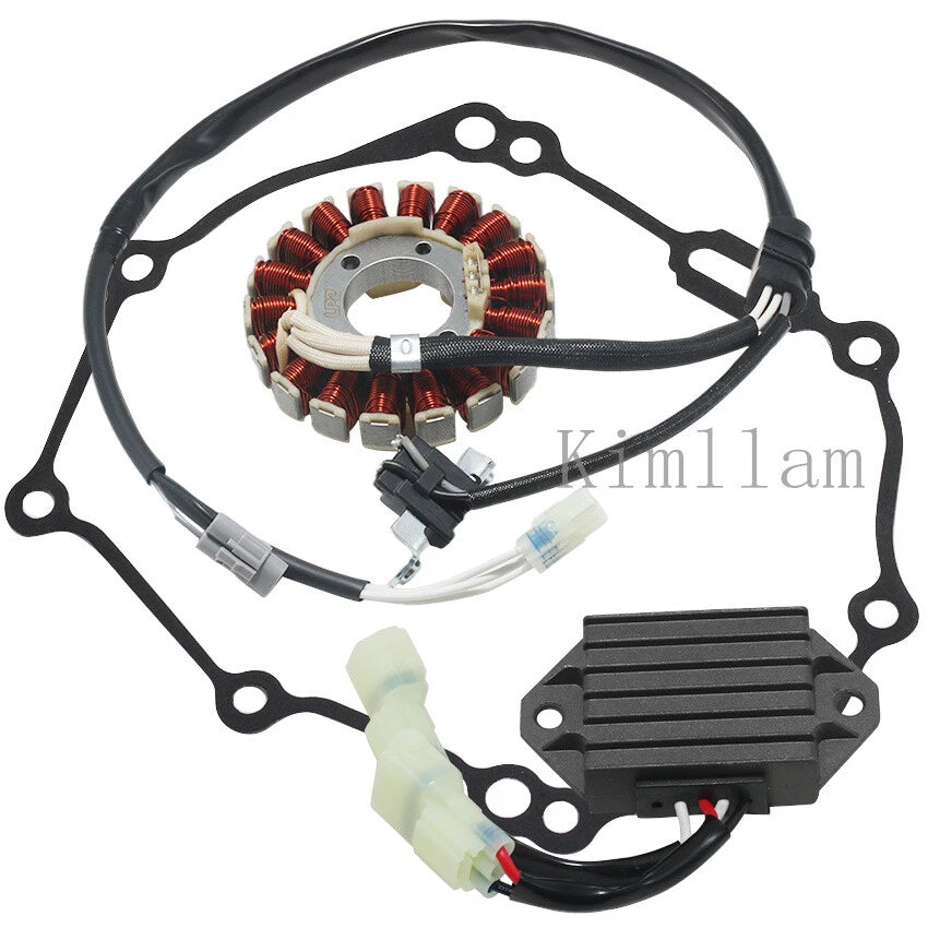 Stator, Regulator Rectifier, Gasket for Yamaha YWR250 WR250F YZ250 YZ250FX (2015–2019)