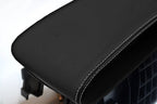 Leather Console Lid Armrest Cover for Subaru Tribeca (2006–2014) Gray Stitch