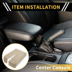 Center Console Lid Armrest Cover for Toyota Tundra (2007–2021) Microfiber Leather Beige