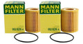 Set of 2 Engine Oil Filters HU826X for Land Rover Discovery Range Rover Sport (2005–2023)