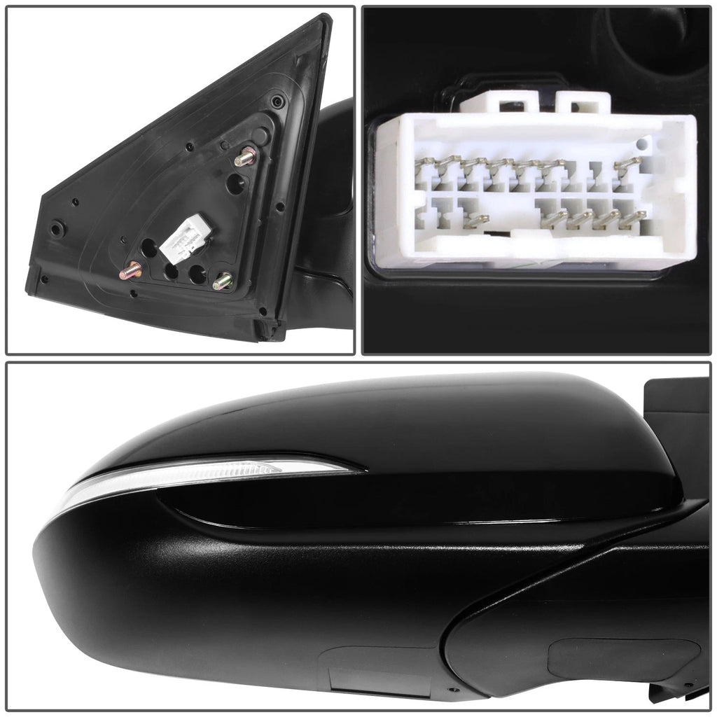 LED Headlight Lamp for Chevy Silverado 1500-3500 (2007–2014) Black/Amber