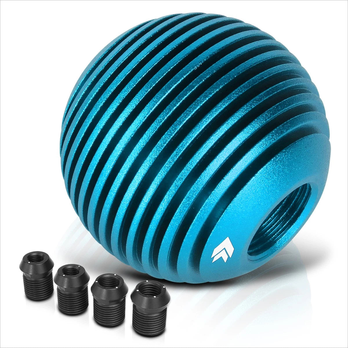 NRG SK-703BL Aluminum 50mm Heatsink Ball Shift Knob for Universal Fit (2000–2023)