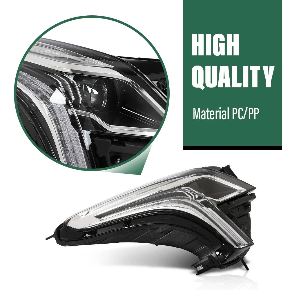 LED DRL Headlight Assembly for Cadillac XT5 (2020–2024)