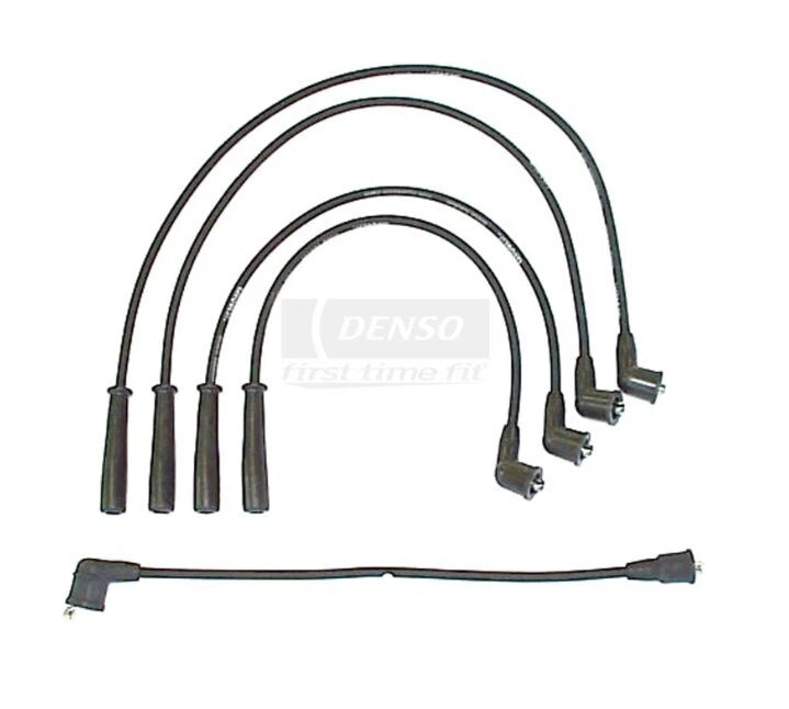 Set of 4 Ignition Spark Plug Wires for Ford Aspire Festiva Probe Mazda MX-3 (1990–1997)