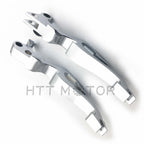 Chrome Brake Clutch Lever Hand Control for Harley XL Dyna Softail Touring (2000–2023)