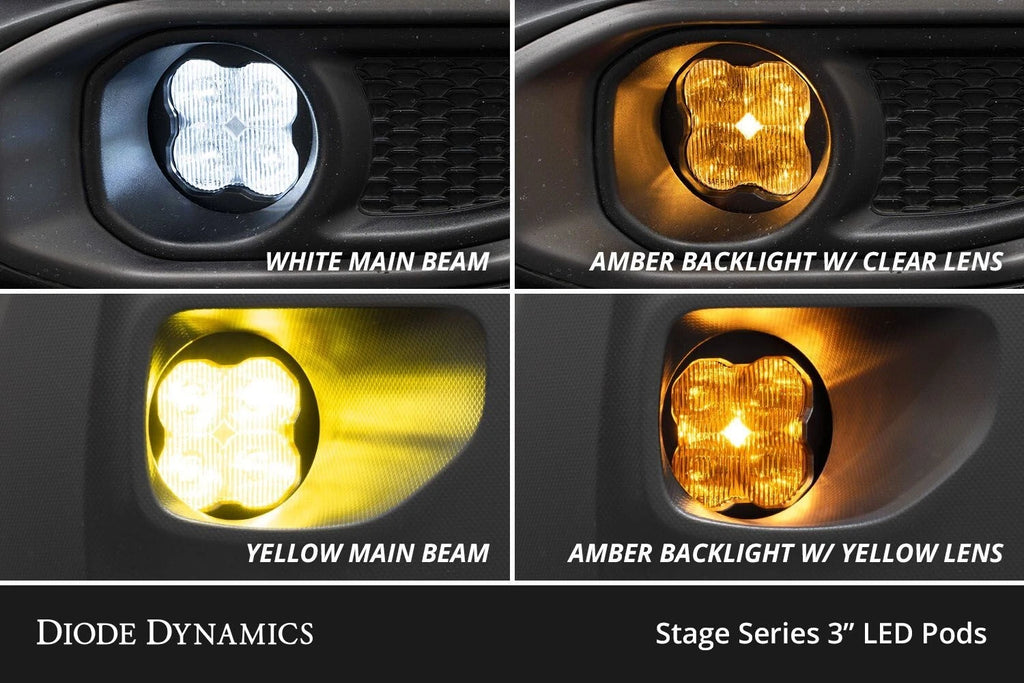 Fog Light Kit SAE White Front for Dodge Durango (2004–2006)