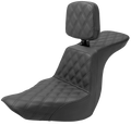 SADDLEMEN Tour Step-Up Seat for Harley FLSB/FXLR (2018–2023)