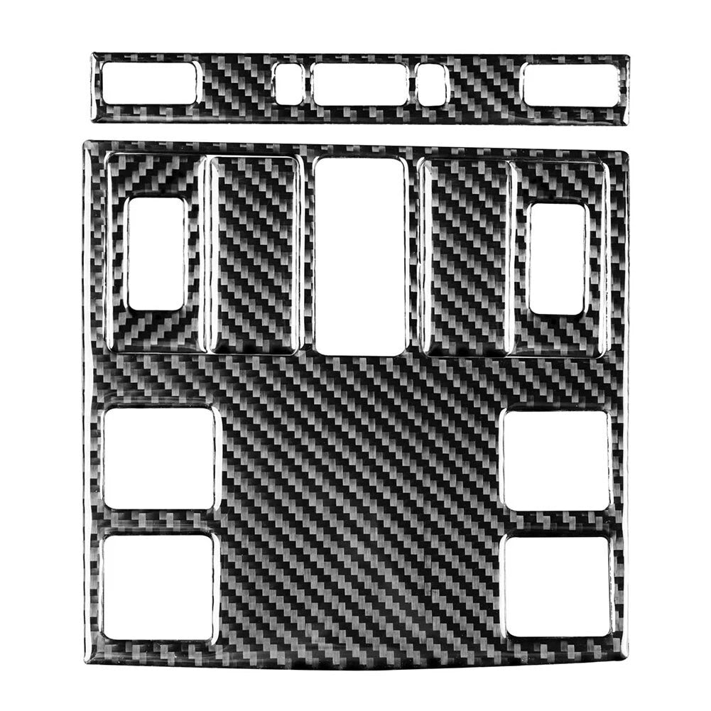 6Pcs Carbon Fiber Roof Reading Light Trim for BMW X3 E83 (2004–2010)