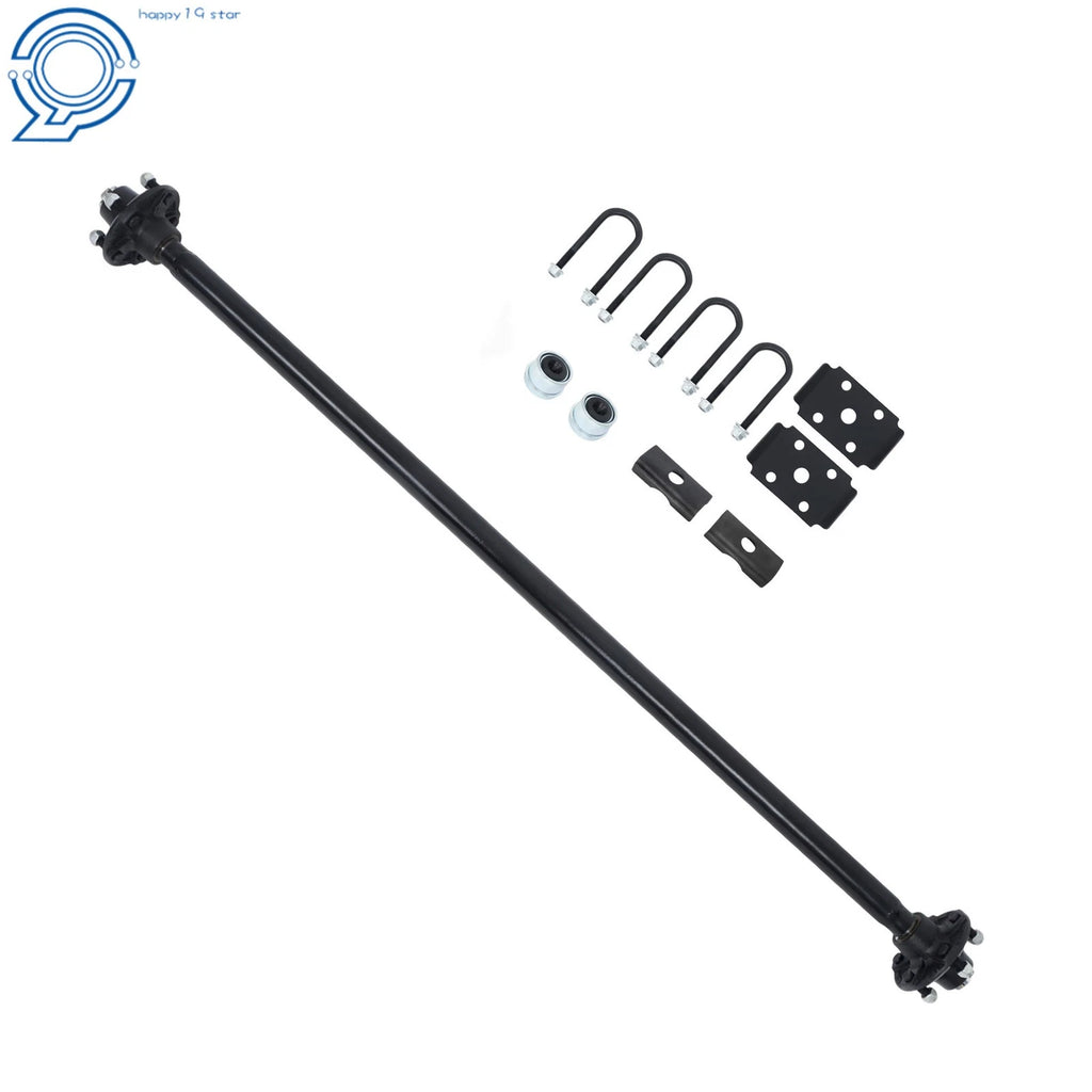 5 Lug Trailer Axle for Light Trailers (2000lb, 61" Hub Face)