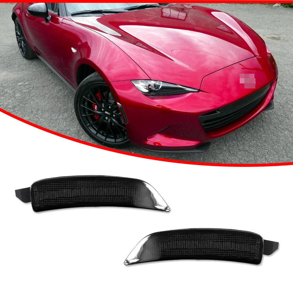 Smoke Front Fender Side Marker Light Housing for Mazda MX-5 Miata (2016–up)