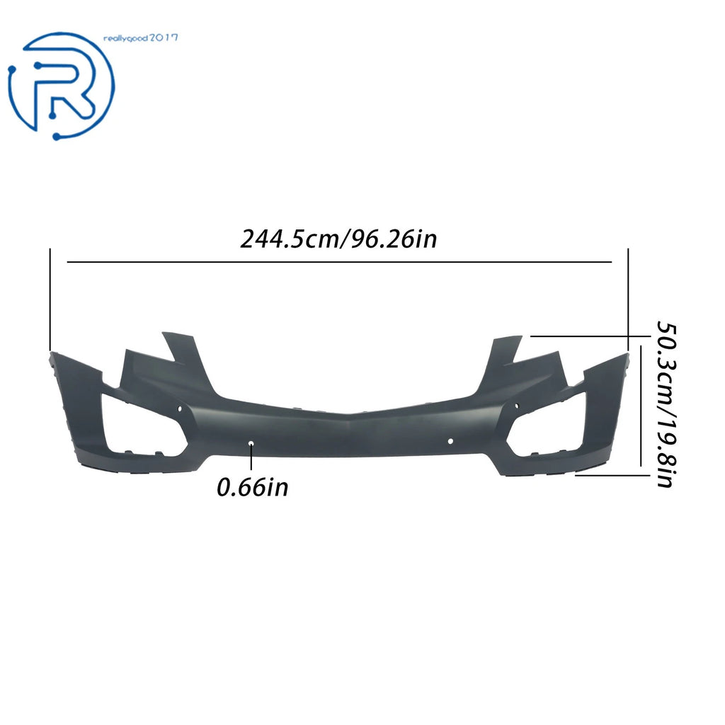Plastic Primed Front Cover with Radar Holes for Cadillac XT5 (2020-2023)