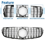Front Upper Bumper Grille for Mercedes-Benz GLC250 (2017-2018)