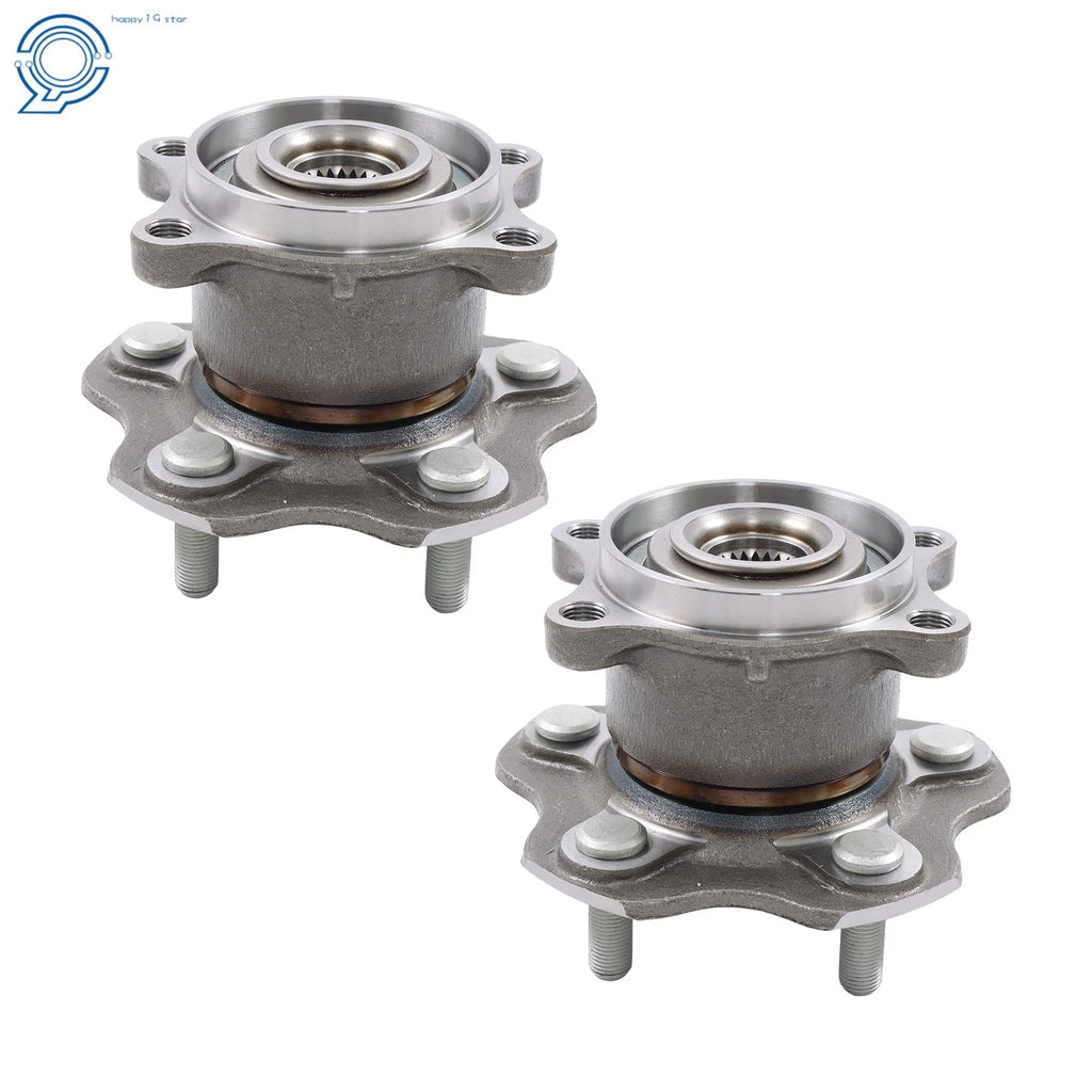2X Rear Wheel Hub Bearings for Nissan Rogue (2008–2020) Juke (2011–2017) AWD
