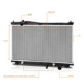 Aluminum Core Cooling Radiator Assembly for Lexus RC F (2015–2020) DPI-13526