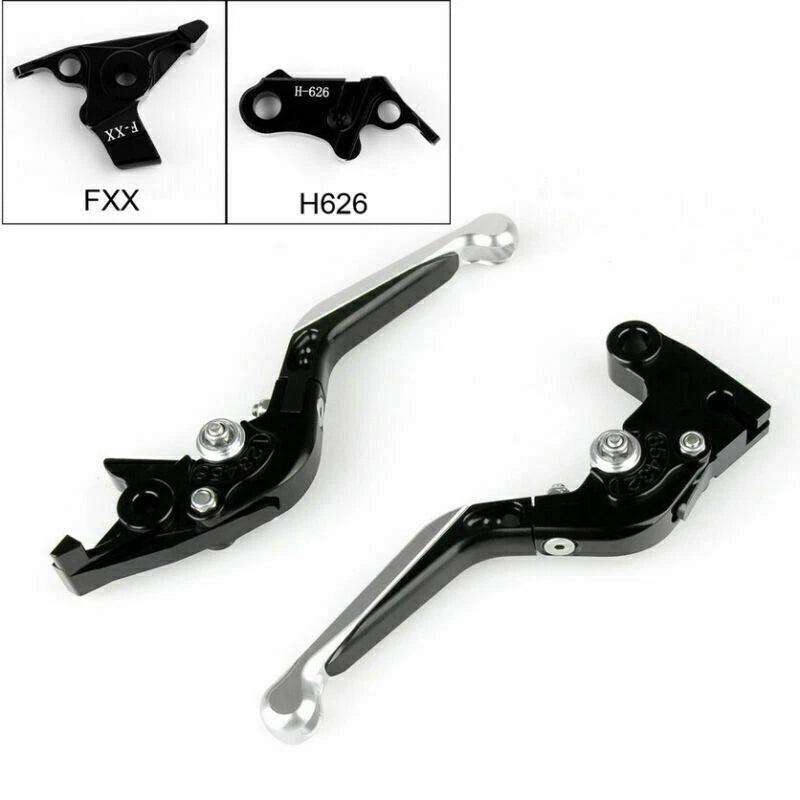 Adjustable Folding Brake Clutch Levers for Honda X-11 (1999–2002) Silver T9