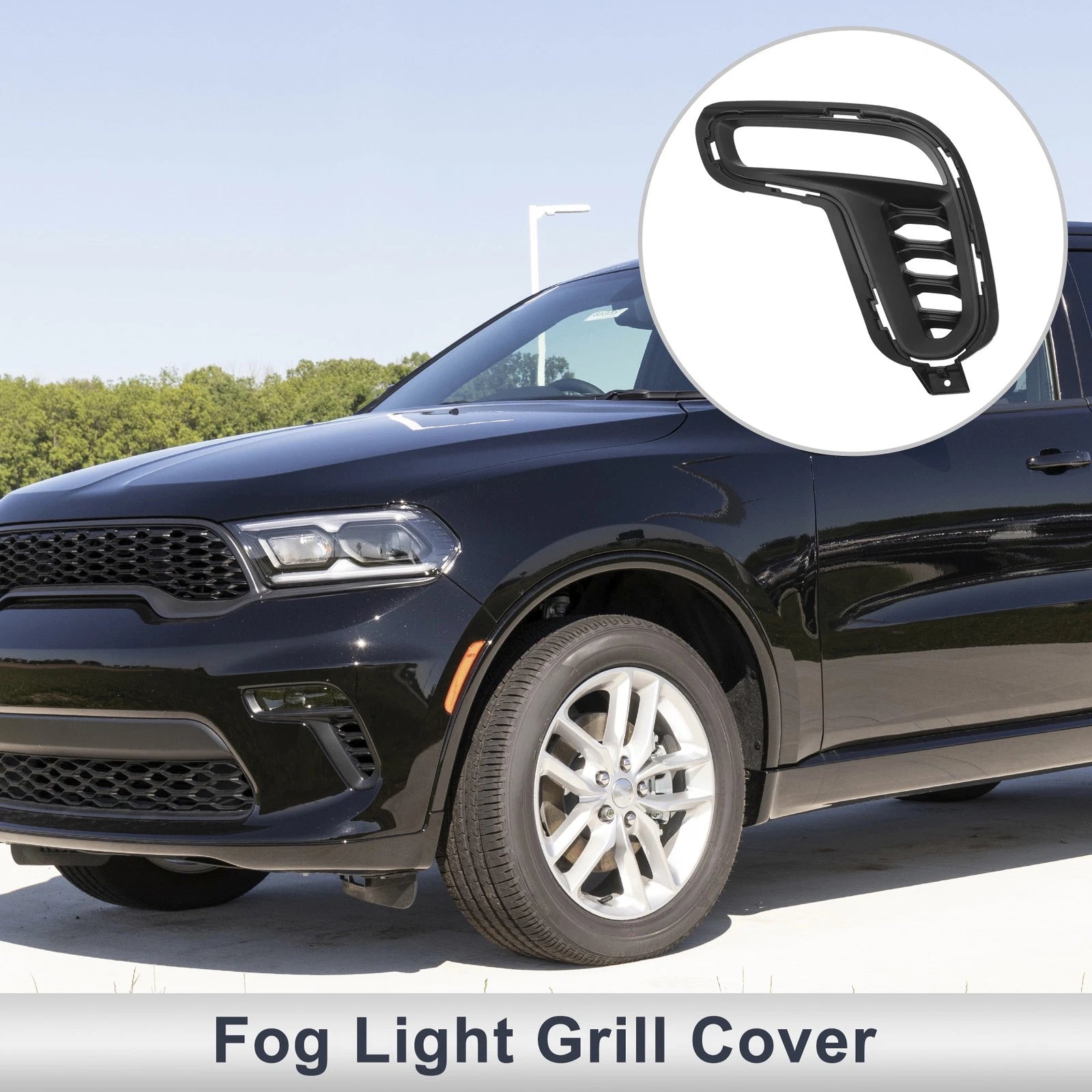 1 Pc Fog Light Grill for Dodge Durango (2021–2023) No. 68460455AA
