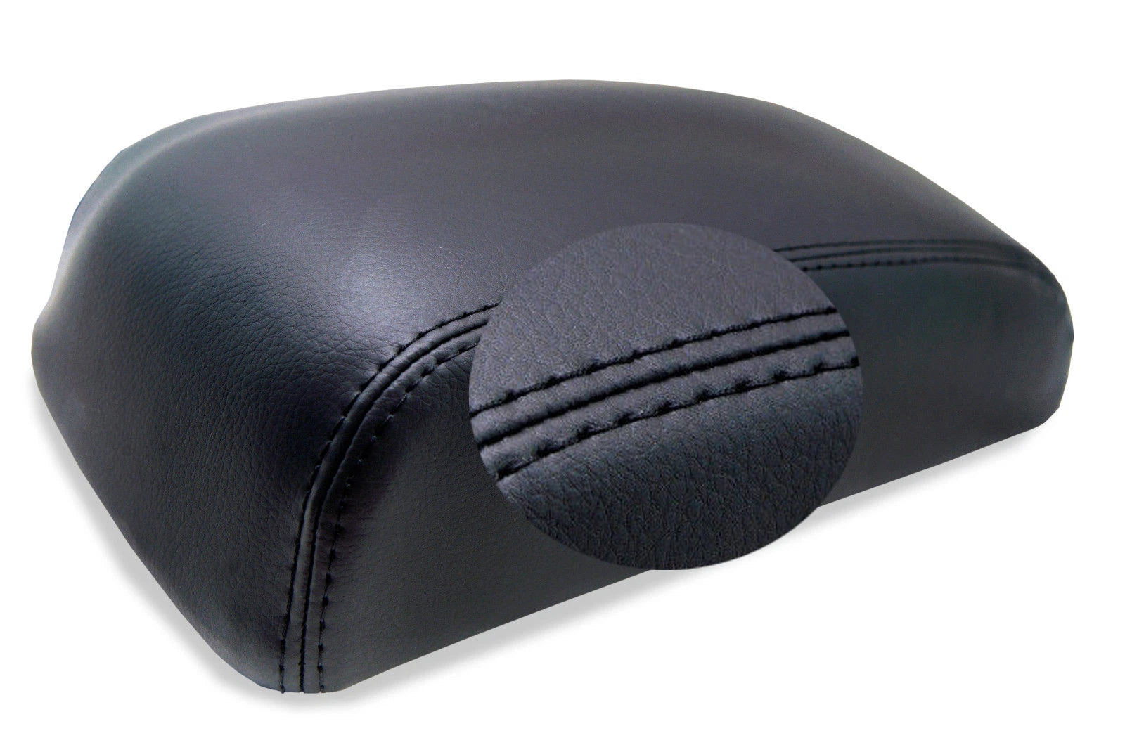 Center Console Armrest Cover for Nissan Maxima (1997–1999) Black Leather