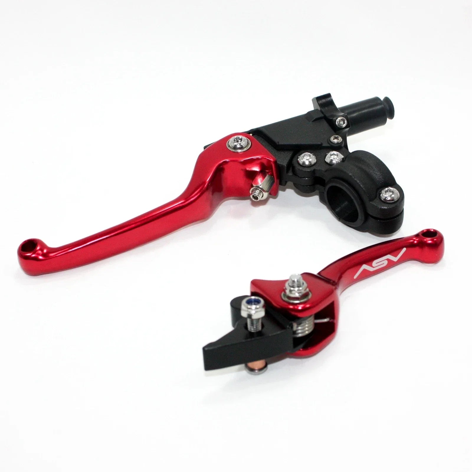 RED CNC Heavy Duty Clutch & Brake Lever Set for 125cc 150cc PIT PRO DIRT BIKE