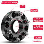 1.25" Hubcentric Wheel Spacers for Chevy Suburban (2014-2023)