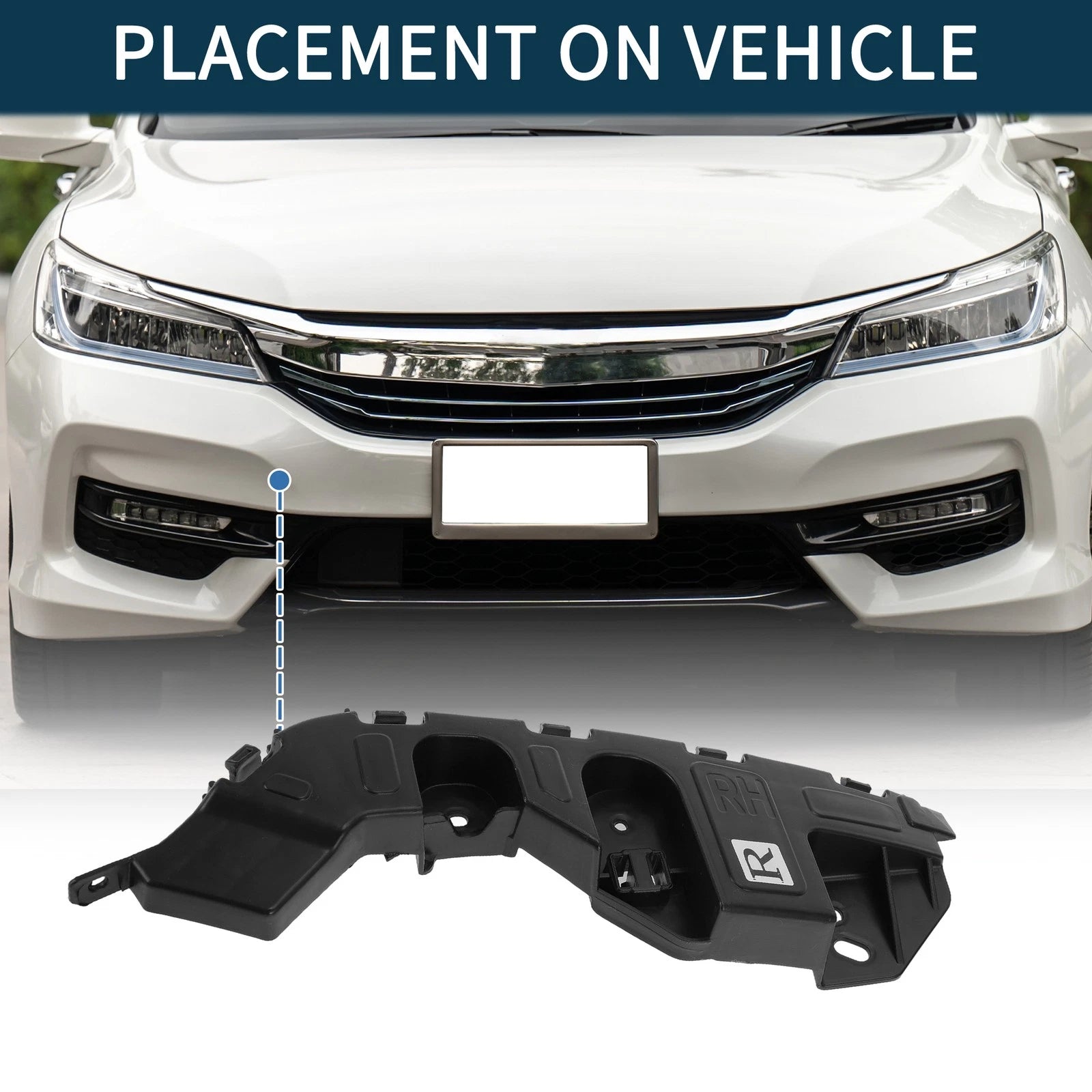 1pc Right Front Bumper Retainer Bracket No. 42488475 for Chevy Trax (2013–2016)