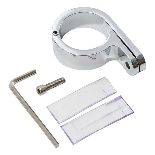 1 1/4" Chrome Universal Handlebar Mounts Clamp for Harley Touring