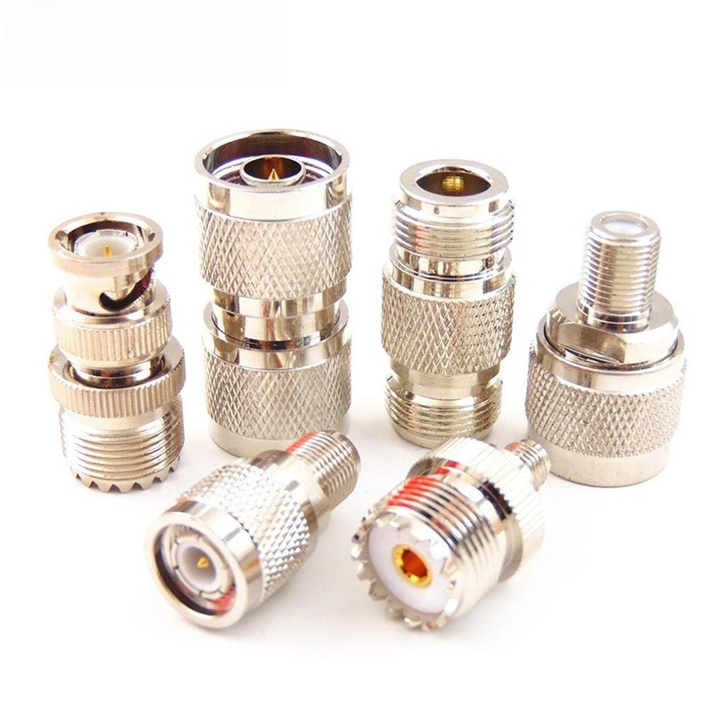 TNC Male Connector Straight for Reliable RF Coaxial Cable Connections (50 Ohm)
