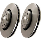 Set of 2 Brake Discs for Jeep Liberty Wrangler (2003–2006)