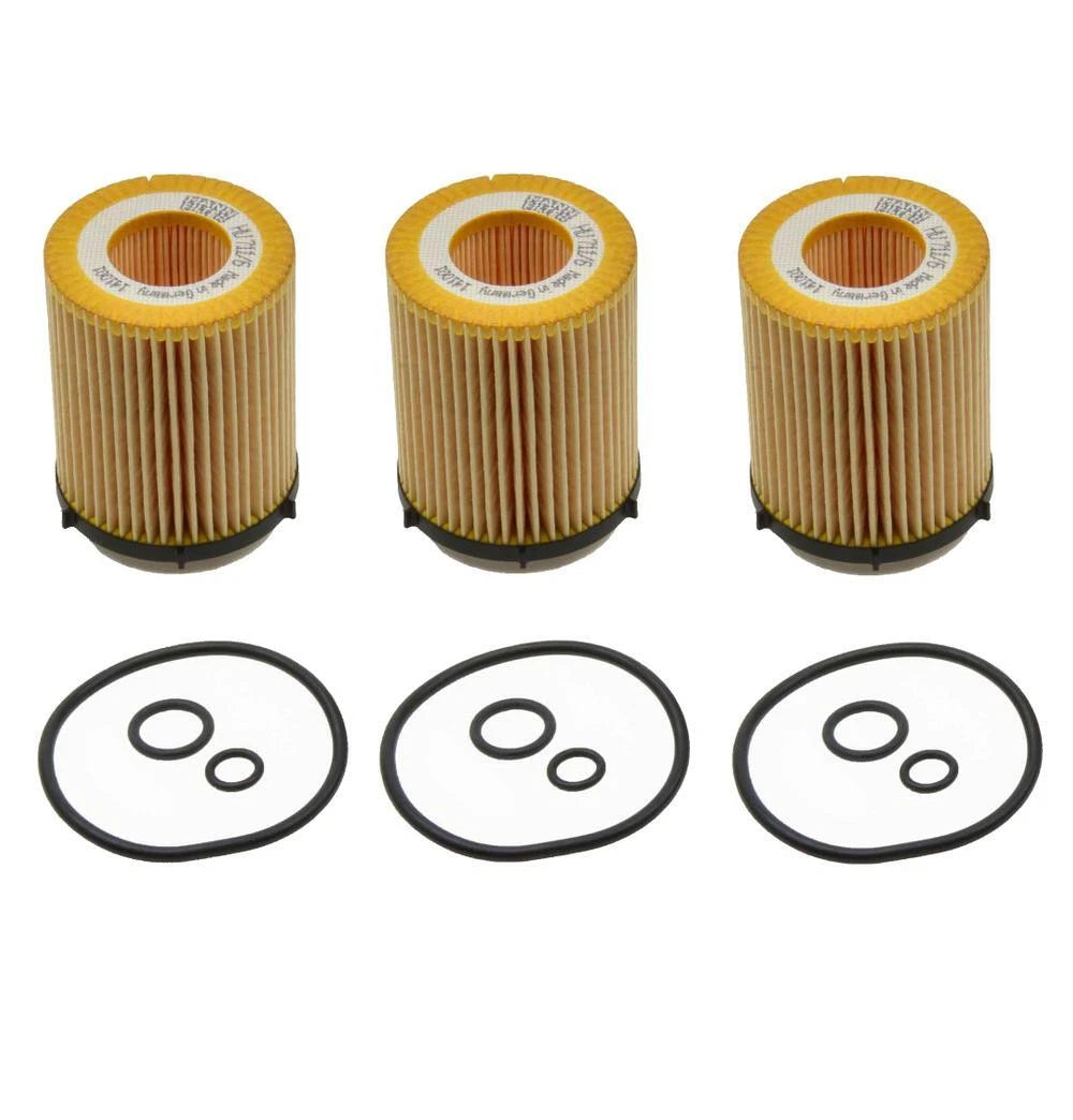 Set of 3 Engine Oil Filters for Mercedes W205 W447 X156 S213 X253 R172