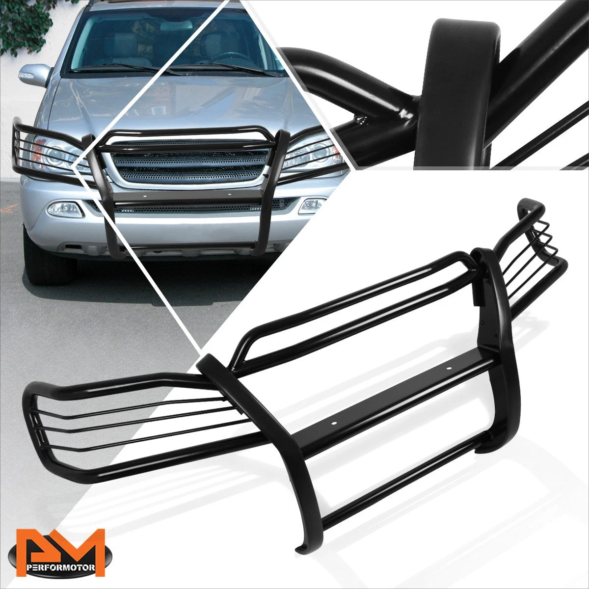 Front Bumper Brush Grill Guard Protector for Mercedes ML-Class W163 (1998–2005)