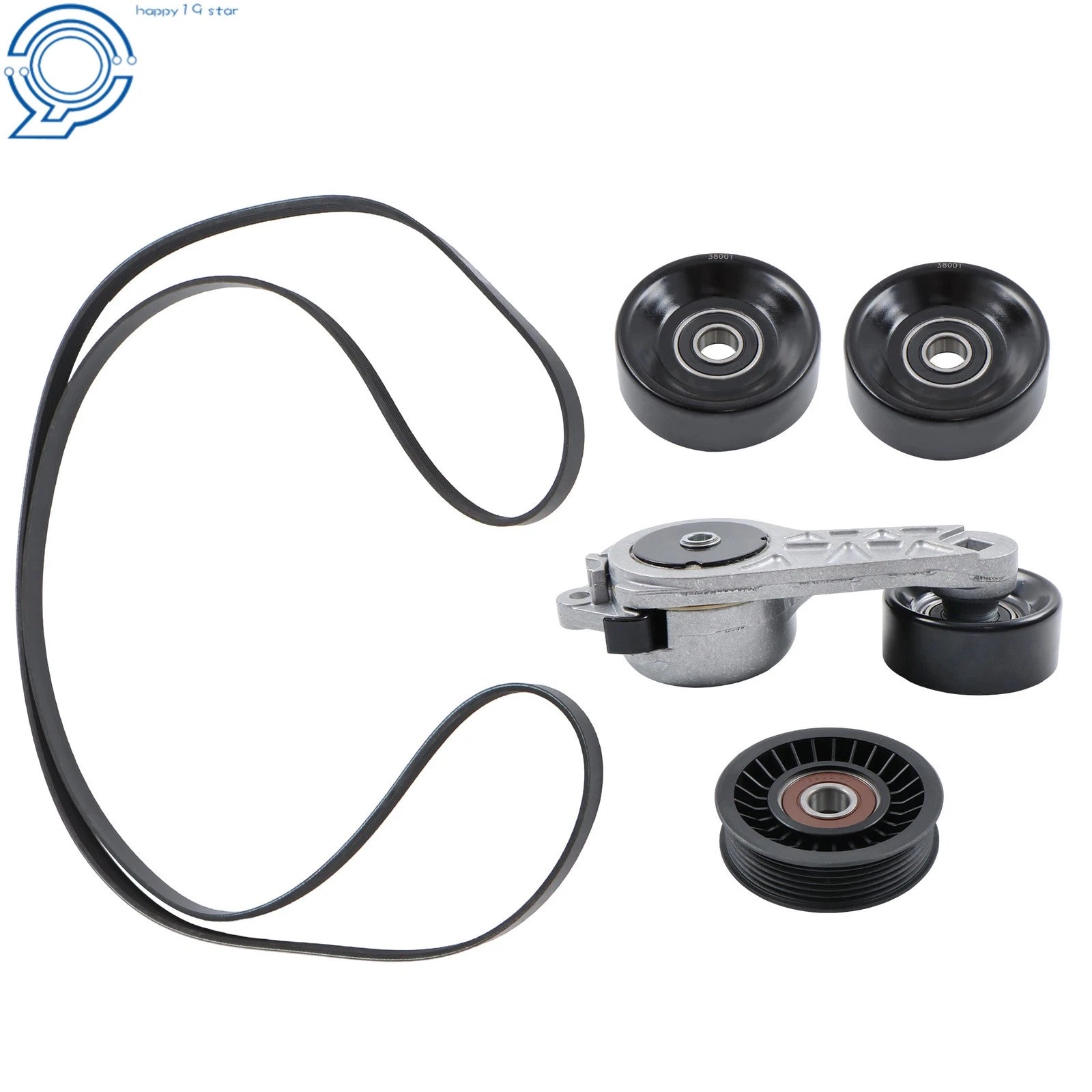Belt Tensioner and Idler Pulley Kit for Ford F-150 Lincoln (2005–2014)