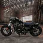 Black Driver Solo Seat Cushion for Harley Sportster XL883 1200 (2010–2022)